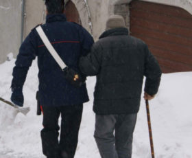 Emergenza neve, carabinieri all’opera