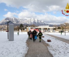 Neanche la neve ferma la befana dei VF