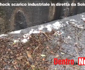 Solofra, il muro del pianto, scarico abusivo intelligente