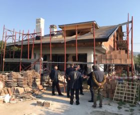 Paura a Preturo, incendio nella casa del sindaco Mario Bianchino