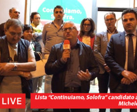 Solofra. Presentazione lista “Continuiamo, Solofra” candidato sindaco Michele Vignola