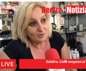 Solofra, caffè sospeso al Bar Italia. Filomena: i solofrani, gente di cuore