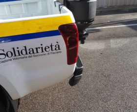 In arrivò “Burian” ‘La Solidarietà’ con i vigili urbani per lo spargimento del sale sulle strade