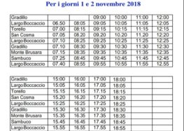 Ravello. Servizio di navetta gratuito per il cimitero nei giorni 1 e 2 novembre