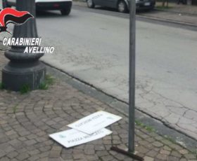 Montoro (AV)- A colpi di spranga danneggia cartelli stradali: 40enne bloccato e denunciato dai Carabinieri