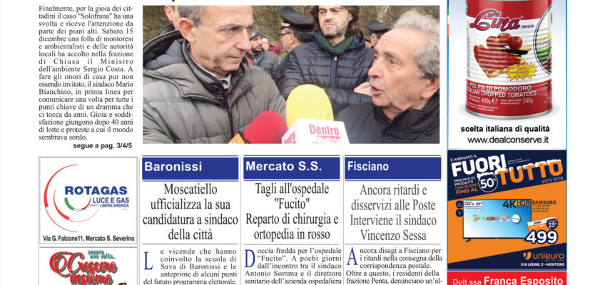 Dentro la notizia 1-15 gennaio 2019
