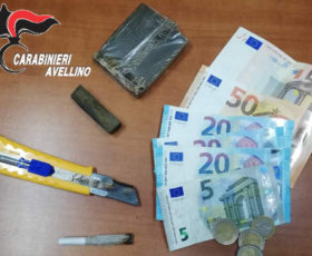 Montoro. Sorpreso in possesso di circa un netto di hashish: 40enne arrestato