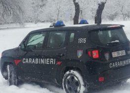 Bagnoli Irpino (Av). Bloccati dalla neve, soccorsi dai Carabinieri Forestali