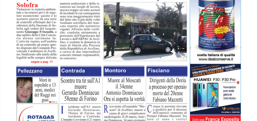 Dentro la notizia 1-15 aprile 2019