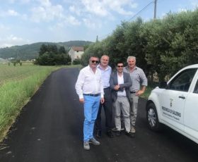 Capaccio Paestum. Sopralluogo di Strianese sulle strade provinciali