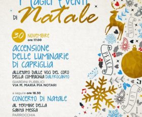 Pellezzano.Accensione luminarie Capriglia