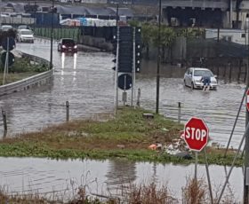 Ad Angri e San Marzano esonda il fiume Sarno: 30 famiglie evacuate