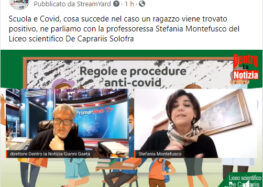 Scuola e Covi. cosa succede nel caso un ragazzo viene trovato positivo, ne parliamo con la prof.ssa Stefania Montefusco