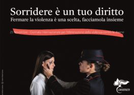 Oggi giornata contro la violenza sulle donne, l’appello dei carabinieri, “trovate il coraggio di denunciare”