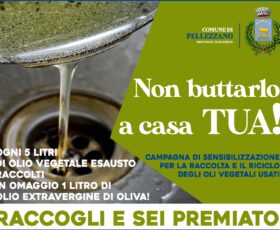 Pellezzano: tu porti 5litri di olio esausto e noi ti diamo 1litro di olio extravergine